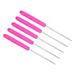 Uxcell Badminton Tennis Racket Racquet Stringing Awl String Straight Guiding Tool Rose Red 5Pack