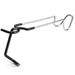 Mingyiq Outdoor Tent Lamp Rack Stainless Steel Hook Camping Pole Clamp Type Light Holder