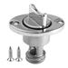 Oval Garboard Drain Plug Marine 316 Stainless Steel Drain Plug Fits 1 Inch Hole Boat Transoms Drain Plug with Screws