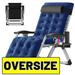 ABORON Oversized XXL Zero Gravity Chair with Cushion & Headrest Folding Lounge Chair Zero Gravity Recliner Chair Supports up to 440lbs