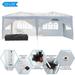 Party Tent Wedding 3x6M Outdoor Gazebo Canopy Wedding Party Tent with 4 Removable Walls 6 Side
