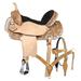 53HS HILASON Western Horse Saddle American Leather Flex Trail Barrel Tack | American Saddle Horse | Leather Saddle | Western Saddle | Saddle for Horses | Horse Saddle Western