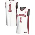 Youth GameDay Greats #1 White Alabama Crimson Tide Lightweight Basketball Jersey