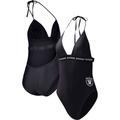 Women's G-III 4Her by Carl Banks Black Las Vegas Raiders Full Count One-Piece Swimsuit