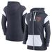 Women's Nike Navy/White Chicago Bears Plus Size Monaco Full-Zip Lightweight Hoodie