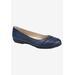 Women's Clara Flat by Cliffs in Navy Burnished Smooth (Size 5 1/2 M)