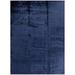 Blue/Navy 108 x 72 x 0.25 in Area Rug - Bokara Rug Co, Inc. High-Quality Hand-Knotted Navy/Blue Area Rug Viscose/Wool | Wayfair HDWAPLAINNVBL6090