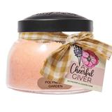 A Cheerful Candle LLC Polynesian Garden Papa Jar Candle Paraffin, Metal in Pink | 5.5 H x 4.75 W x 4.75 D in | Wayfair JP189