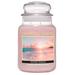A Cheerful Candle LLC Sunset Beach Cheerful 24-Ounce Jar Candle Paraffin in Pink | 7 H x 4 W x 4 D in | Wayfair CC185