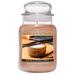 A Cheerful Candle LLC Sugar And Vanilla Bean Cheerful 24-Ounce Jar Candle Paraffin, Crystal in Brown | 7 H x 4 W x 4 D in | Wayfair CC190