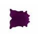 Indigo 72 x 0.25 in Area Rug - Everly Quinn Novelty Spalding Animal Print Handmade Cowhide 6' x 7' Area Rug in Eggplant Cowhide | Wayfair