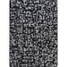 Black/Gray 92 x 64 x 0.5 in Area Rug - Joy Carpets Abstract Machine Tufted Nylon Area Rug in Nylon | 92 H x 64 W x 0.5 D in | Wayfair 2128C-03