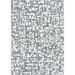 Gray 64 x 46 x 0.5 in Area Rug - Joy Carpets Abstract Machine Tufted Nylon Area Rug in Nylon | 64 H x 46 W x 0.5 D in | Wayfair 2128B-02