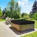 Covers & All Heavy Duty Multipurpose Outdoor Square Hot Tub Cover, UV Resistant & Waterproof Spa Cover Protector in Black | 14 H x 85 W in | Wayfair