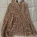 Zara Dresses | Fun Lace Dress From Zara Portugal | Color: Cream/Tan | Size: S