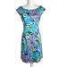 Lilly Pulitzer Dresses | Lilly Pulitzer Allura Mayflower Worth Blue Floral Dress | Color: Blue/Pink | Size: 4