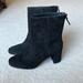 J. Crew Shoes | Jcrew Ankle Black Suede Boot Size 7 | Color: Black | Size: 7