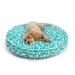 Snoozer Pet Products Wag Collection Snoozer Indoor Outdoor Round Dog Bed Polyester in Blue | 4 H x 23 W x 23 D in | Wayfair 10104