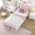 Winston Porter Jamshid Twin Metal Bed Frame Metal in Pink | 36 H x 37 W x 77.9 D in | Wayfair 5327407A549D45F5A34EFCEE1D1FAAED