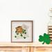 Trinx Happy St Patricks Day Cat Delivery Wood in Brown | 16 H x 16 W x 1.5 D in | Wayfair 2D920323C4F941E483F78084C2EF7F4B