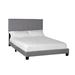 Ebern Designs Cartez Tufted Upholstered Standard Bed Upholstered in Gray/White | 47 H x 43 W x 79 D in | Wayfair 9AB8EA0264CC41DCA2455DA776BCD8E2