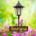Arlmont & Co. Libby-Ann Welcome Sign Garden Stake Metal | 34.44 H x 4.92 W x 9.84 D in | Wayfair 4BB0C6188DA94DEDA1BA7205E0408C3F