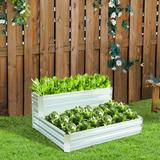 Arlmont & Co. Lizmary 4 ft x 3 ft Galvanized Steel Raised Garden Bed Metal | 19.75 H x 47.75 W x 38 D in | Wayfair A1C28FD410B14352BD9004E71351CD0F