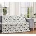 Millwood Pines Sunland Bear Black Bear Woodland Forest Nature Print 60" x 50" Decorative Quilt Throw Blanket Polyester in Gray | Wayfair