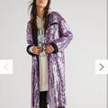 Free People Jackets & Coats | Nwt Ella Duster From Free People | Color: Black/Purple | Size: Xs