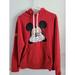 Disney Tops | Disney Neff Mickey Mouse Hoodie Red Size Large | Color: Red | Size: L