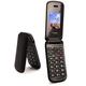 TTsims Flip TT140 Mobile Phone Camera Bluetooth Pay As You Go (Giff Gaff with £10 Credit, Black)