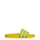 adidas Men's Adilette Slide Sandal, Team Yellow/Green/Off White, 8.5 UK