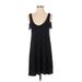 American Eagle Outfitters Casual Dress - A-Line Scoop Neck Sleeveless: Black Print Dresses - Women's Size X-Small