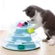 Pistes de serviette spatiale pour l'entraînement à l'intelligence des chats plaque d'amusement
