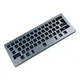 HHKB-Kit de clavier mécanique QBrosVIA programmable Underglow RGB aluminium plaque de boîtier
