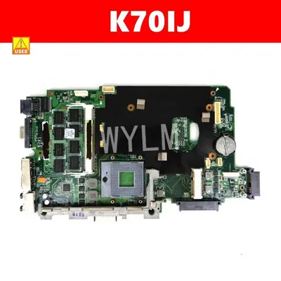 Carte mère K70IJ d'occasion pour Asus K70I K70IJ 2 go de RAM pour ordinateur portable Test 100%