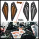 Filtre à air anti-poussière maille de calandre orange et blanc pour moto 1290 Super Adventure R / S