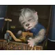 Kit de poupée de renaissance de 19 pouces Robbie le loup-garou réaliste toucher doux couleur