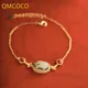 QMCOCO-Bracelet pendentif fleur naren argent pour document bracelets vintage bijoux ethniques