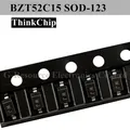 BZT52C15 SOD-100 SMD 123 diode stabilisée en tension 15V (marquage WJ) 1206 pièces