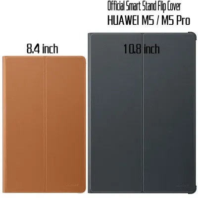 Étui à rabat en cuir intelligent pour Huawei MediaPad M5 8.4 original officiel en effet