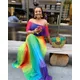 Robe Africaine Longue en Polyester pour Femme Vêtement à Plis de Presse Matériel de Mode