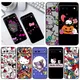 Sanurgente-Coque de téléphone à motif de dessin animé Hello Kitty étui noir en TPU souple pour