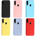 Coque souple en Silicone pour Samsung Galaxy A20s jolie coque arrière couleur bonbon A20 s A20e