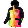 FXR Kicker Youth Snowmobile Jacket, black-multicolored, Size 36