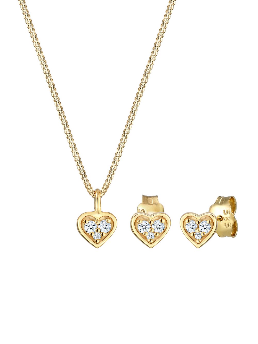 Elli Diamonds Schmuckset Damen gold, 45