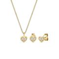 Elli Diamonds Schmuckset Damen gold, 45