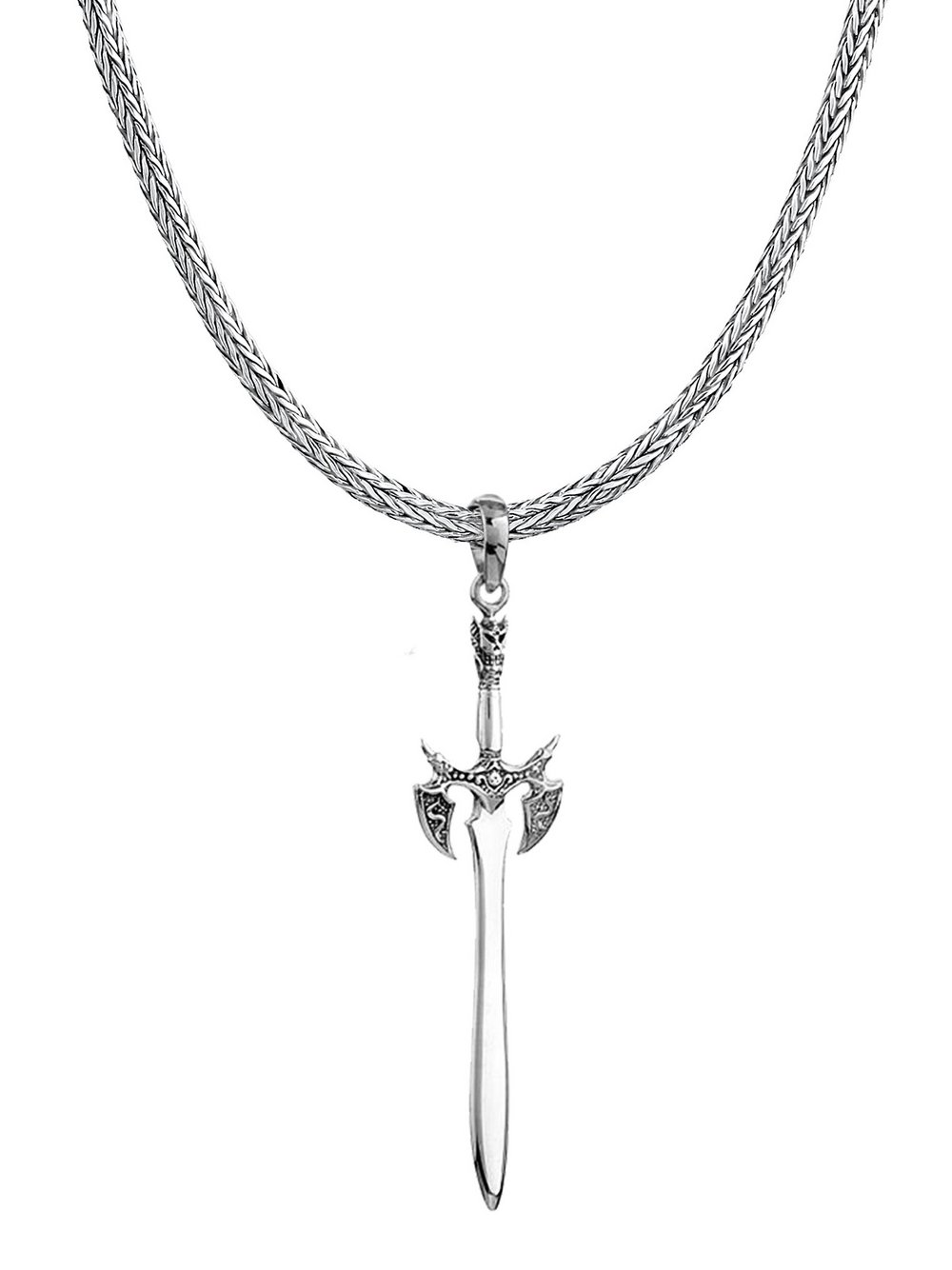 KUZZOI Halskette Herren silber, 50