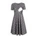 Women Pregnant Maternity Solid Breastfeeding Summer Maternity Dress plus Size Dress Wedding