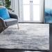 Gray/White 60 x 39 x 1.2 in Living Room Area Rug - Gray/White 60 x 39 x 1.2 in Area Rug - 17 Stories Ivory/Grey Modern Abstract Non-Shedding Living Room Bedroom Dining Room Entryway Plush 1.2-Inch Thick Area Rug | Wayfair